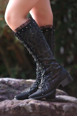 GRAMERCY BOOT BLACK -Trish Scully 104