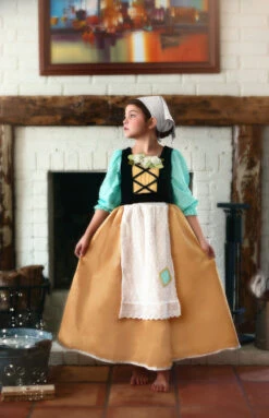 FAIR MAIDEN DRESS & HEAD SCARF SET -Trish Scully 114 2