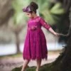 BELLA RAFAELA DRESS ORCHID