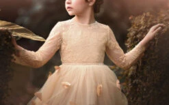 MARIPOSA GOWN CHAMPAGNE -Trish Scully 122 3