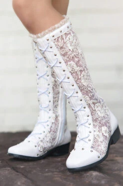 GRAMERCY BOOT WHITE 17 GRAMERCY BOOT WHITE -Trish Scully 123