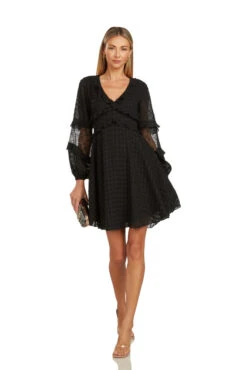 LARA DRESS BLACK -Trish Scully 126 1