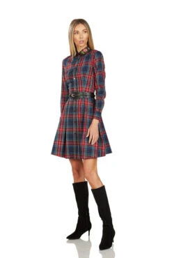 TRACY EMBROIDERED COLLAR TARTAN DRESS -Trish Scully 139 4 d641a6fc 3006 4ff8 adcf 3a26dbfb847d