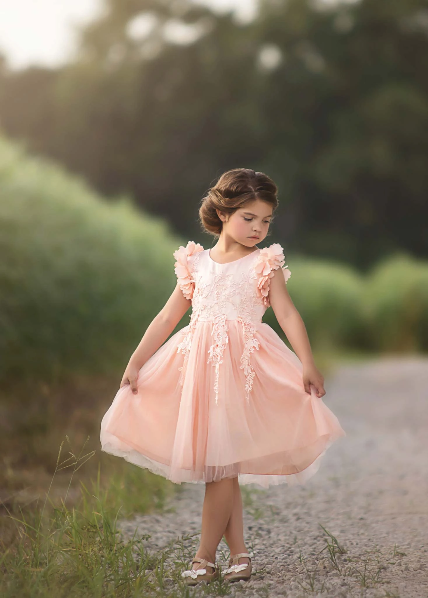 BIANCA DRESS PEACHY PINK 3 BIANCA DRESS PEACHY PINK