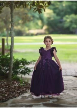 BIANCA GOWN EGGPLANT -Trish Scully 156 f377b987 5c2f 4e27 990f 3ab6577098c0