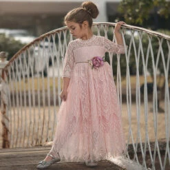 BELLA RAFAELA GOWN & BELT SET PINK -Trish Scully 1 a895574b 9dc4 4ceb 9595 f710c02cc9d7