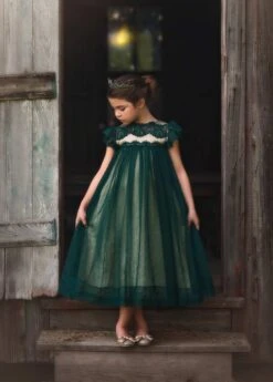 Trish Scully 36 ADRIANA DRESS EMERALD