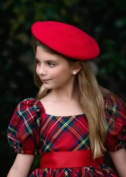 CELESTE BERET CRIMSON