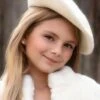 CELESTE BERET IVORY 1 CELESTE BERET IVORY -Trish Scully 213