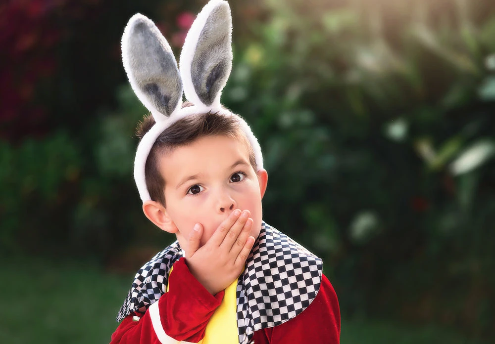 WHITE RABBIT 4PC. COSTUME 6 WHITE RABBIT 4PC. COSTUME - Image 4