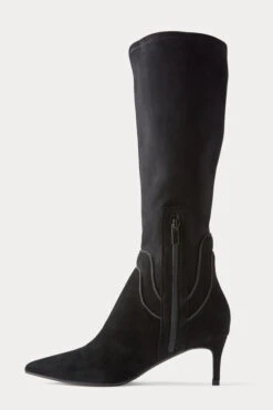 ELEANOR SUEDE BOOT BLACK -Trish Scully 3 11