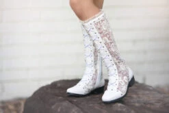 GRAMERCY BOOT WHITE 14 GRAMERCY BOOT WHITE -Trish Scully 306 4