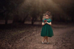 GIOVANNA DRESS EMERALD -Trish Scully 351 4