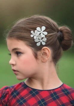 Trish Scully 22 A TRIO OF FLOWERS 3PC. FLOWER CLIP SET