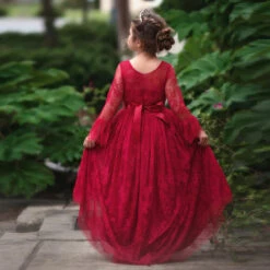 AINSLEY DRESS & BELT SET CRIMSON -Trish Scully 3 66b3bbab bd06 4a8a bea7 75a4b15ed009