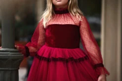 MAEVE DRESS CRIMSON -Trish Scully 4 2