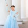 PRINCESS ADELINE GOWN & GLOVES SET BLUE -Trish Scully 636