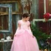 PRINCESS ADELINE GOWN & GLOVES SET PINK