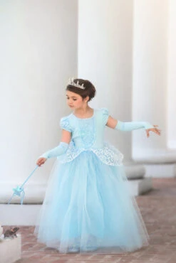 PRINCESS ADELINE GOWN & GLOVES SET BLUE -Trish Scully 7 2 762b0e01 0be1 4b9c ad98 080133a4c8f1