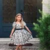 ARIELLE DRESS NAVY DAMASK -Trish Scully 97 4e6765dd 1cb6 46ca 812b 8ab7ddbc5c6a