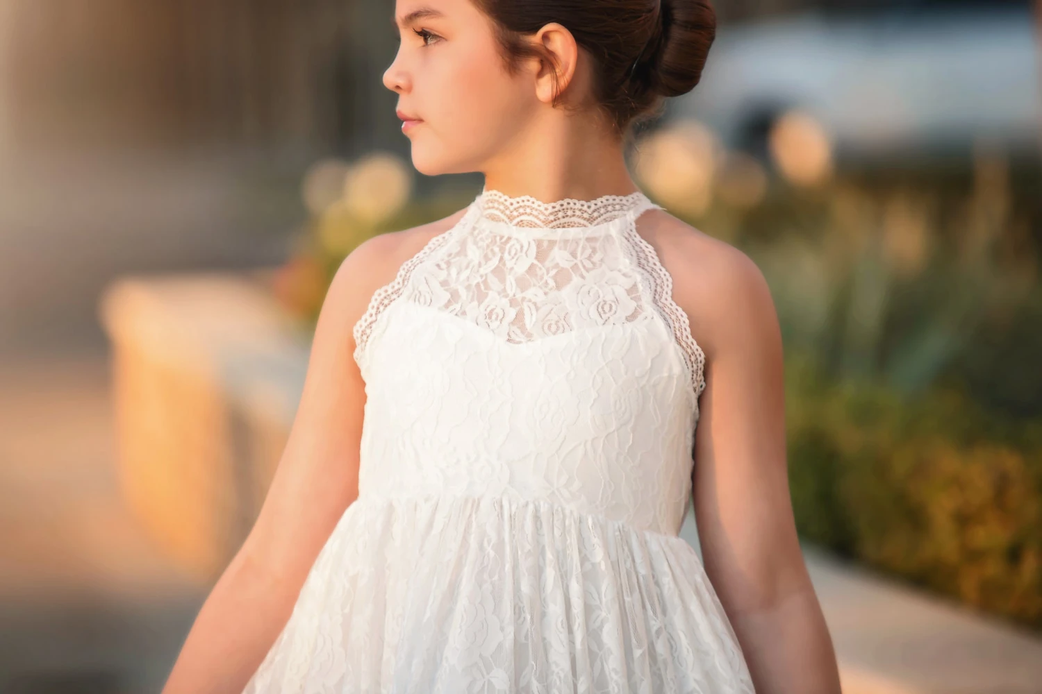 DOMINIQUE MAXI DRESS WHITE 5 DOMINIQUE MAXI DRESS WHITE - Image 3