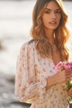 GRACE MINI DRESS PINK FLORAL 26 GRACE MINI DRESS PINK FLORAL -Trish Scully DSC02622