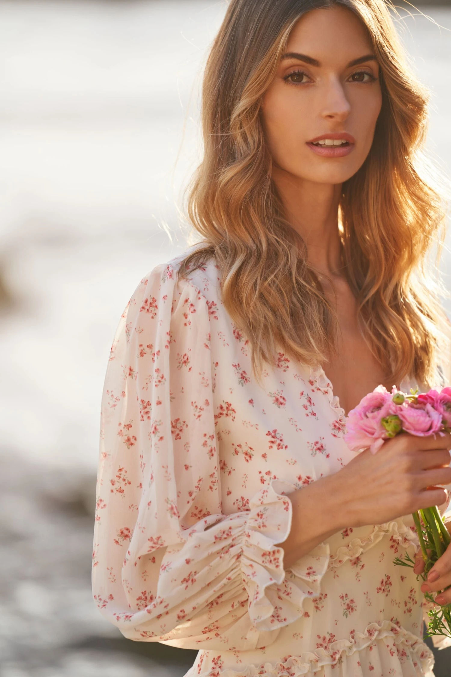 GRACE MINI DRESS PINK FLORAL 14 GRACE MINI DRESS PINK FLORAL - Image 12