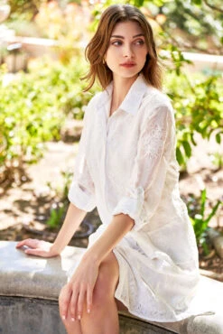 LAURETTE DRESS WHITE -Trish Scully DSC07963