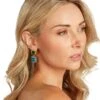 MONTPELLIER EARRINGS GREEN/BLUE -Trish Scully LucilleMaxiDressTurqoise 0957 WEB