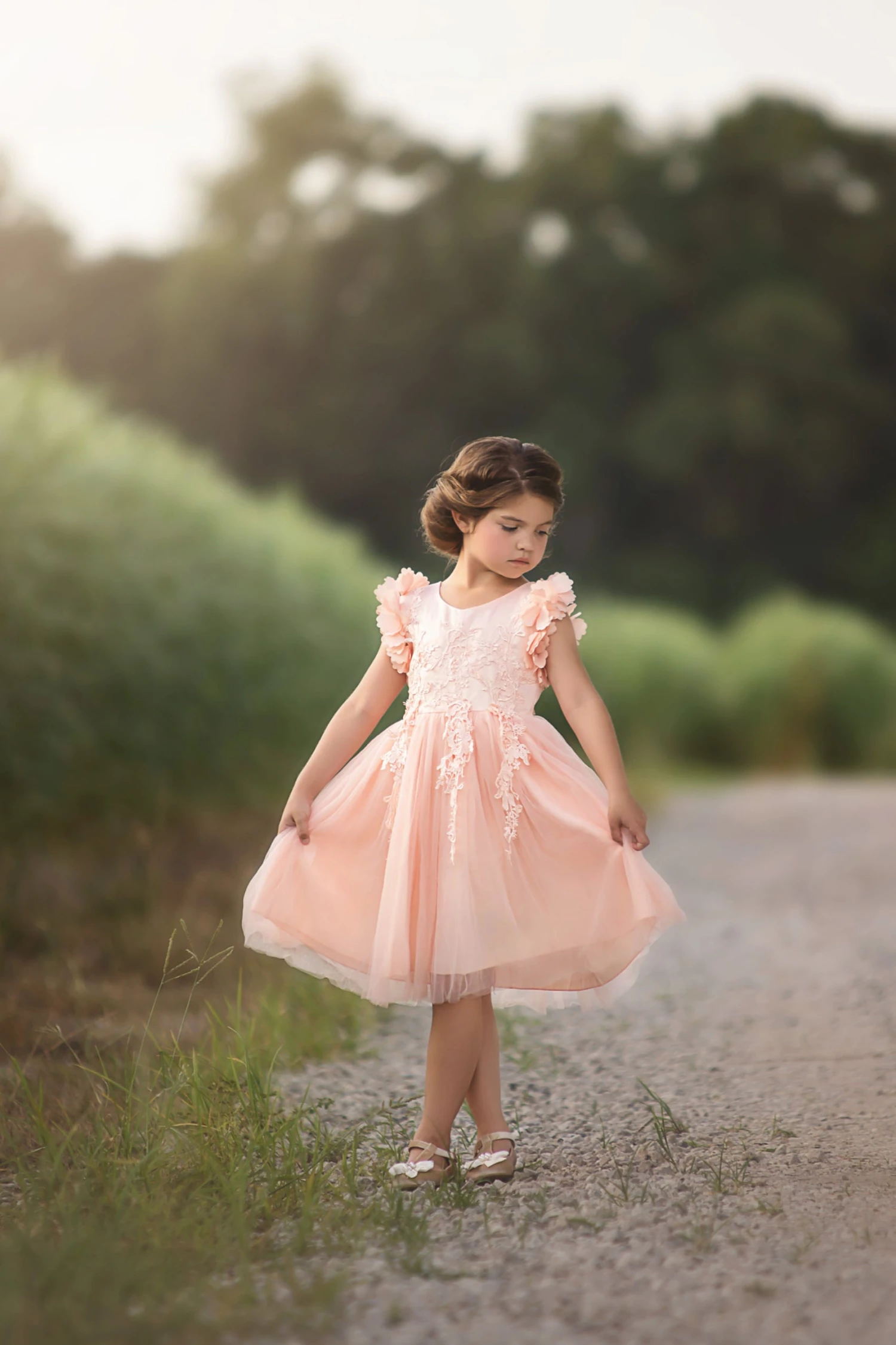 BIANCA DRESS PEACHY PINK 4 BIANCA DRESS PEACHY PINK - Image 2