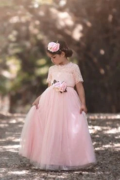 GRACIE GOWN & BELT SET PINK -Trish Scully Myproject 6