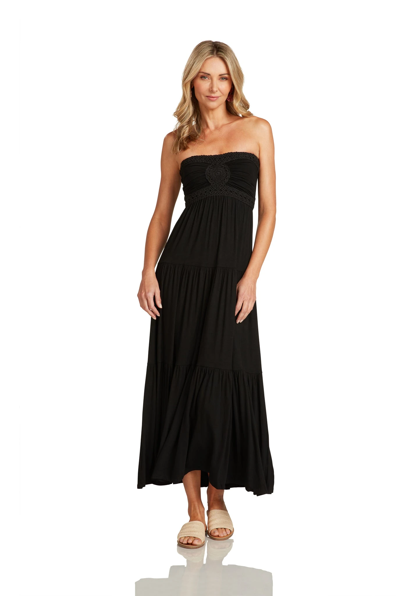 PIPPA MAXI DRESS BLACK 5 PIPPA MAXI DRESS BLACK - Image 4