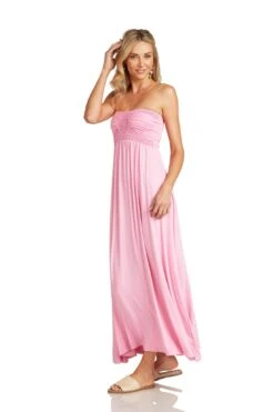 PIPPA MAXI DRESS PINK -Trish Scully PippaMaxiDressPink 0835 WEB