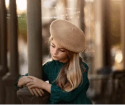 CELESTE BERET CAMEL -Trish Scully ScreenShot2022 11 14at12.56.16PM