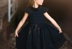 EVANGELINE DRESS BLACK -Trish Scully TSC15fbcopy