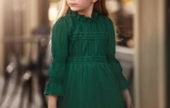 HATTIE DRESS EMERALD 7 HATTIE DRESS EMERALD -Trish Scully TSC19fb