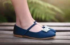 EVERLEE SHOE NAVY BLUE -Trish Scully TSC22fb 1