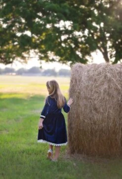 ROWAN DRESS NAVY -Trish Scully TSC22fb 2