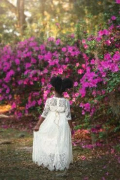 SPLENDOR GOWN & BELT SET IVORY -Trish Scully TSC26fb 1 copy