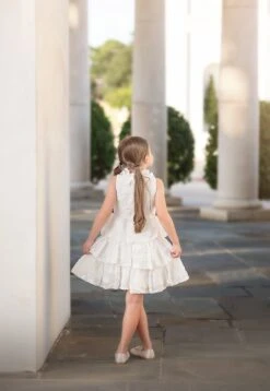 JOELLE DRESS WHITE -Trish Scully TSC6fb 6