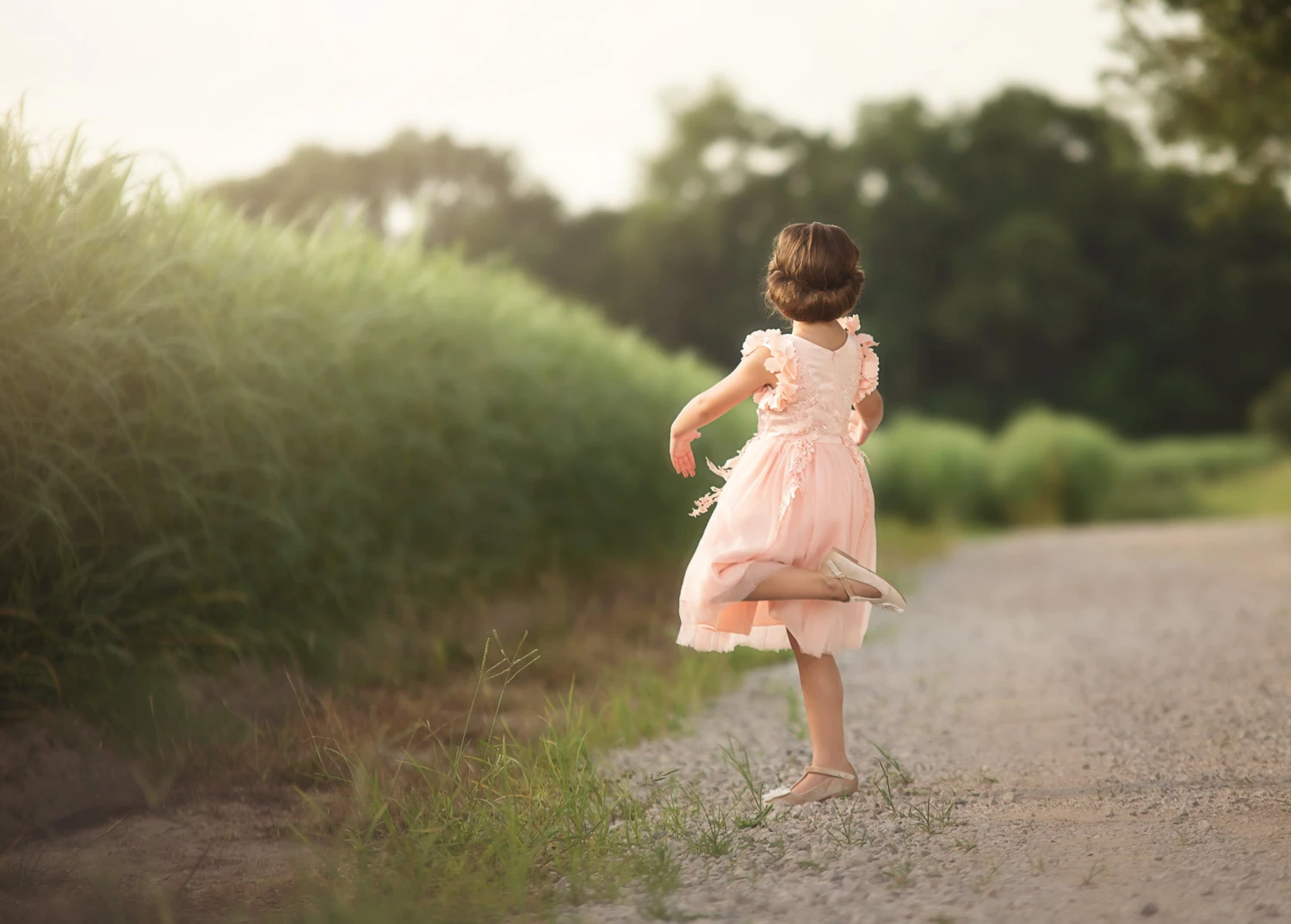 BIANCA DRESS PEACHY PINK 8 BIANCA DRESS PEACHY PINK - Image 6