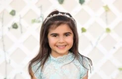 LILI HEADBAND LIGHT BLUE -Trish Scully TSC8 1fb