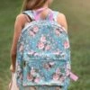 FRENCH FLORAL BACKPACK -Trish Scully bluebackpackonmodel