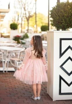 ELLE DRESS PINK -Trish Scully ellepinkback