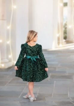 EMMA SEQUIN DRESS EMERALD -Trish Scully emmaemerald3
