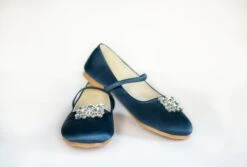 EVERLEE SHOE NAVY BLUE -Trish Scully everleenavy