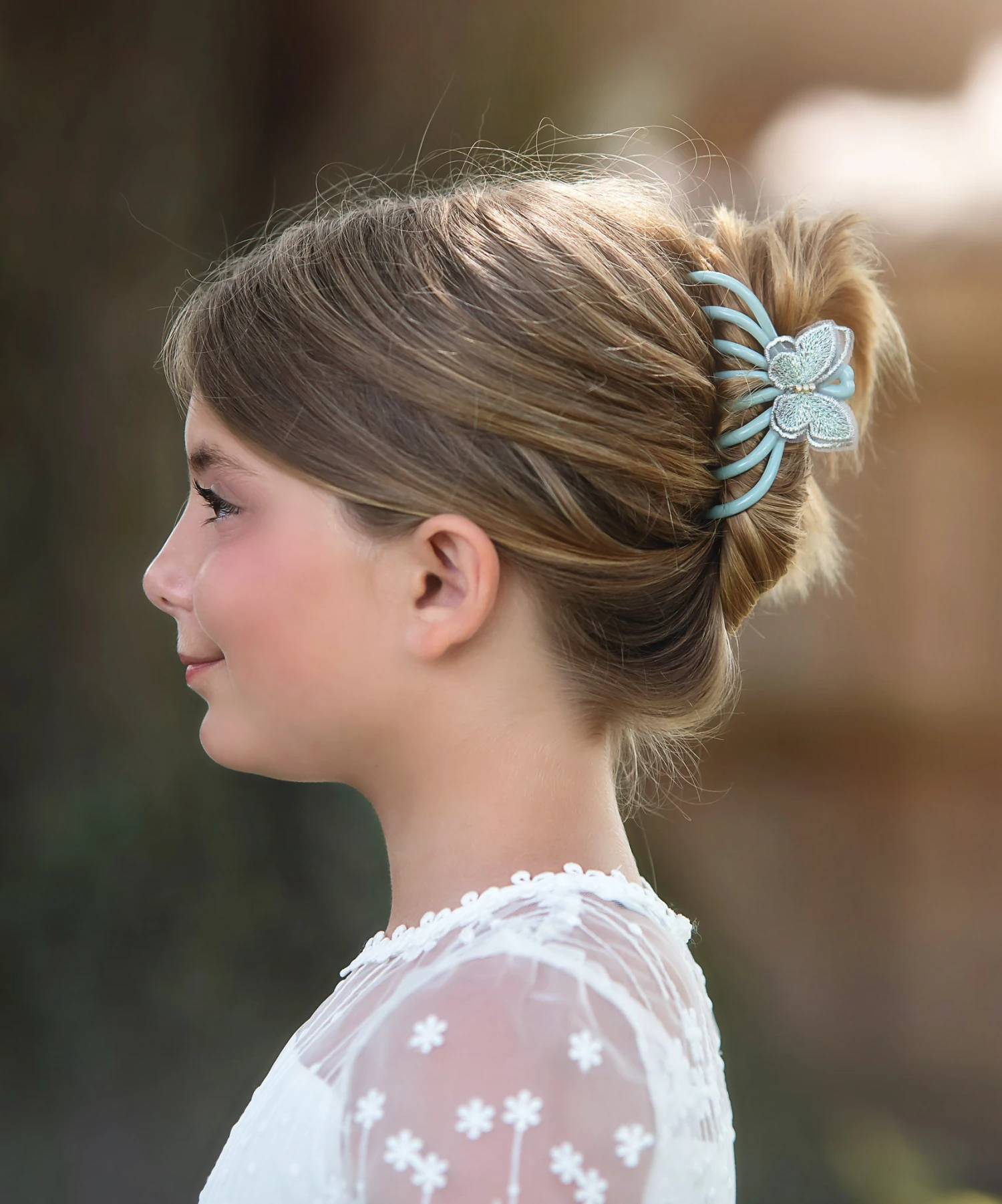 MARIPOSA HAIR CLAW SET OF TWO BLUE MULTI 4 MARIPOSA HAIR CLAW SET OF TWO BLUE MULTI - Image 2