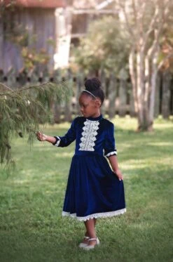 ROWAN DRESS NAVY -Trish Scully rowannavy1